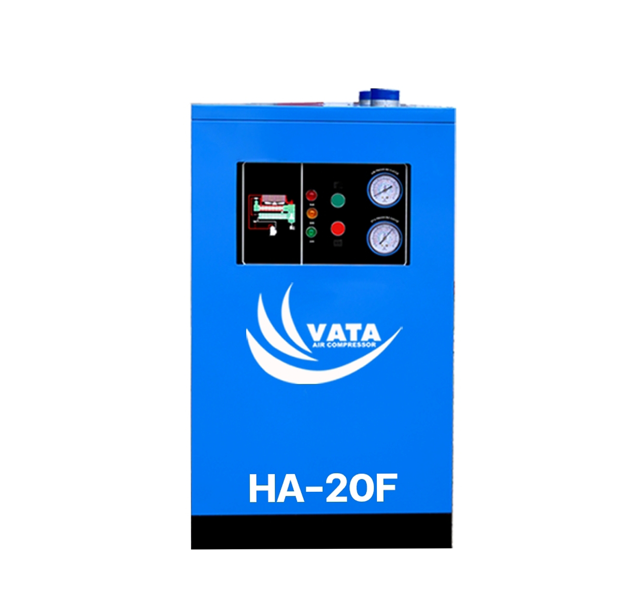 เครื่องทำลมแห้ง Refrigerated Air Dryer แบรนด์ VATA รุ่น HA-20F ขนาด 0.6 kw. ไฟฟ้า 220V รับประกันสินค้า 1 ปี ตามเงื่อนไขของบริษัทฯ