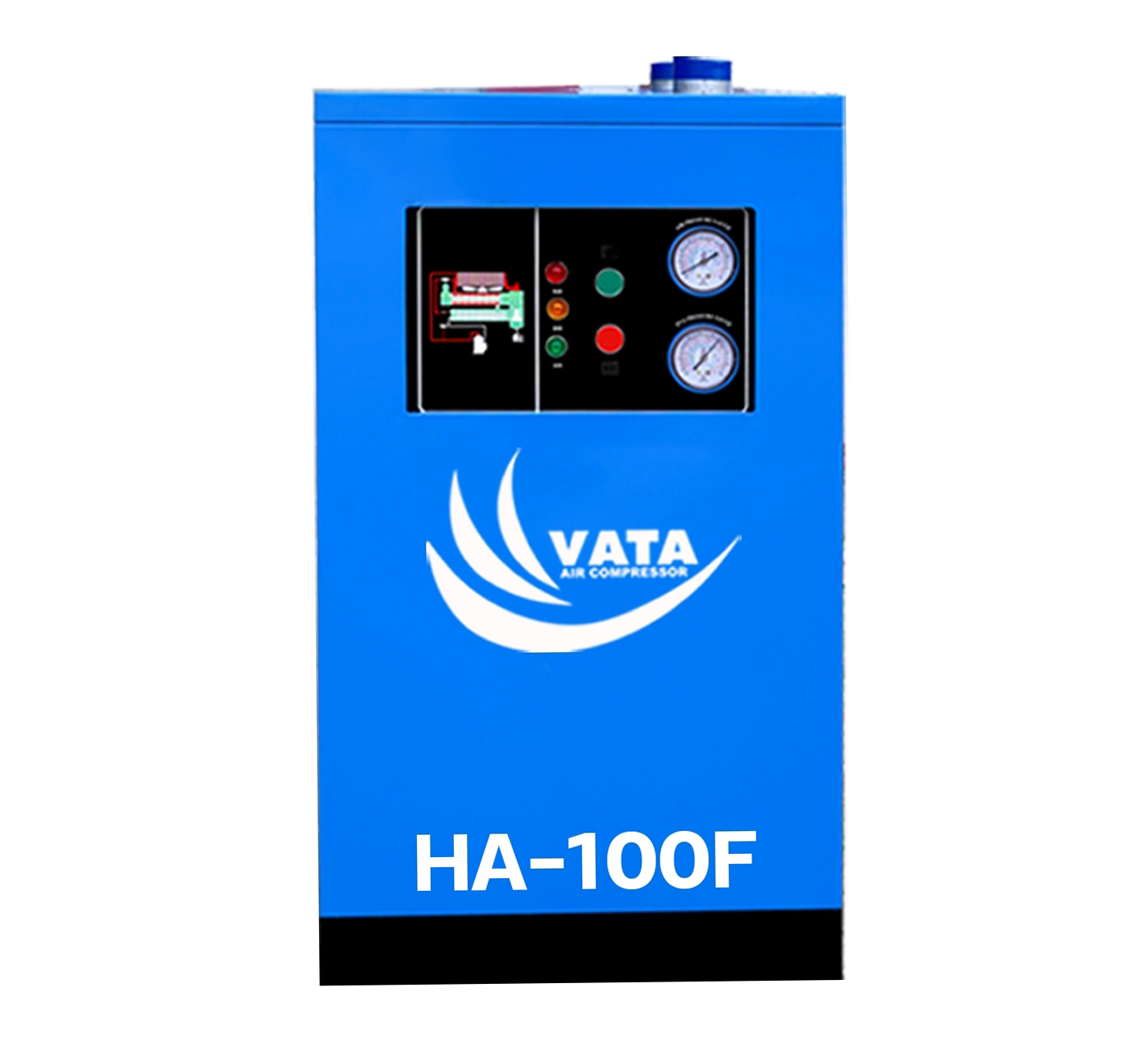 เครื่องทำลมแห้ง Refrigerated Air Dryer แบรนด์ VATA รุ่น HA-100F ขนาด 3 kw. ไฟฟ้า 380V รับประกันสินค้า 1 ปี ตามเงื่อนไขของบริษัทฯ